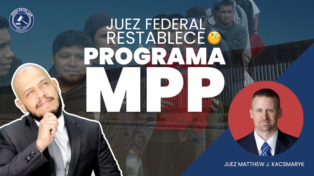 Juez Federal Restablece programa de MPP
