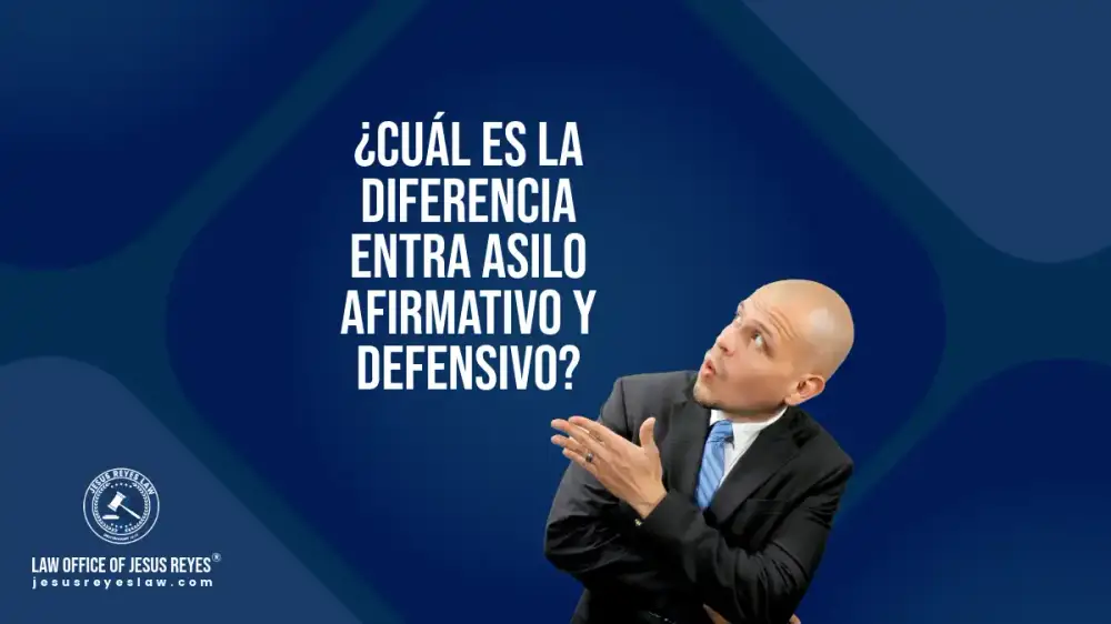 ¿Cuál es la diferencia entra asilo afirmativo y defensivo?