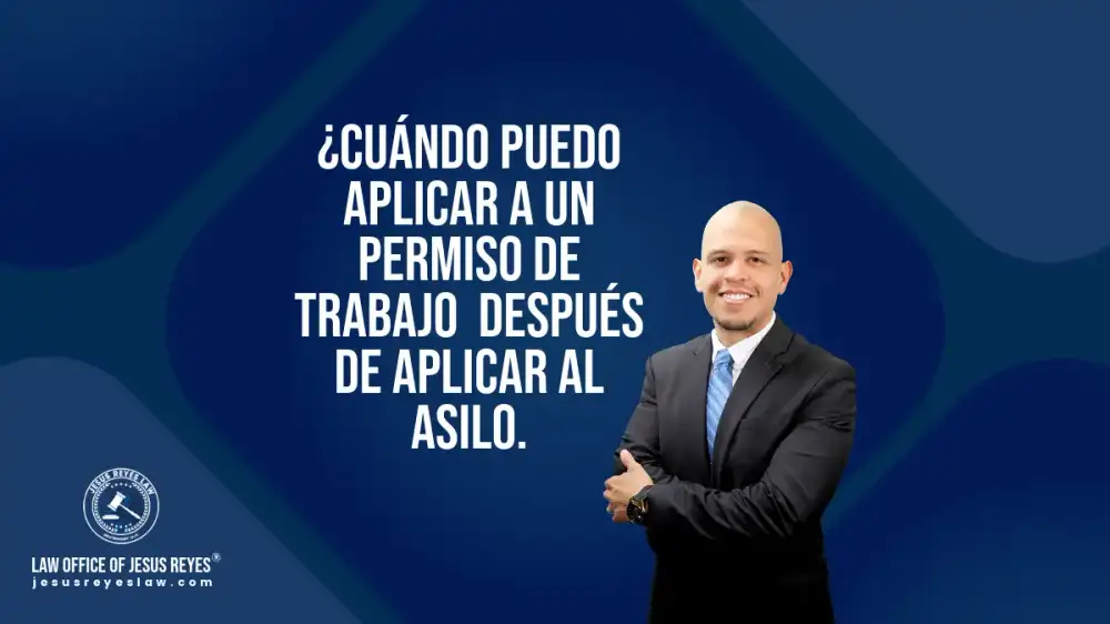 ¿Cuándo puedo aplicar a un permiso de trabajo?, Después de aplicar al asilo.