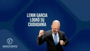 Lenin Garcia logró su ciudadanía