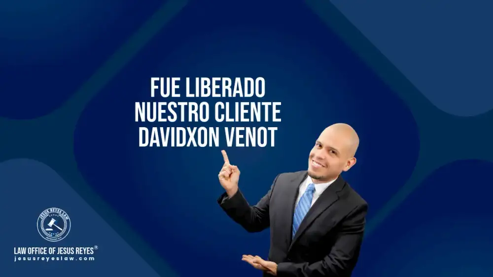 Fue liberado nuestro cliente Davidxon Venot