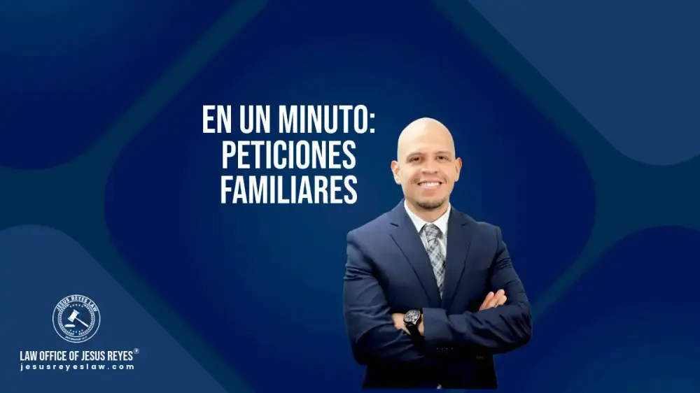 EN UN MINUTO: Peticiones Familiares