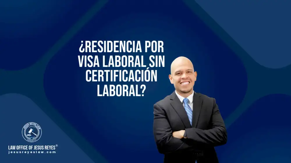 ¿Residencia por Visa laboral sin certificación laboral?