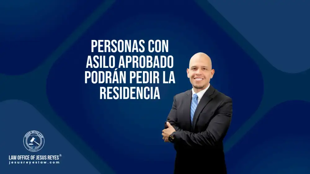 Personas con asilo aprobado podrán pedir la residencia