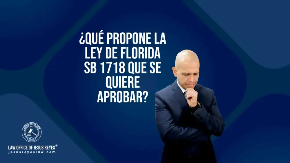¿Qué propone la ley de Florida SB 1718 que se quiere aprobar?