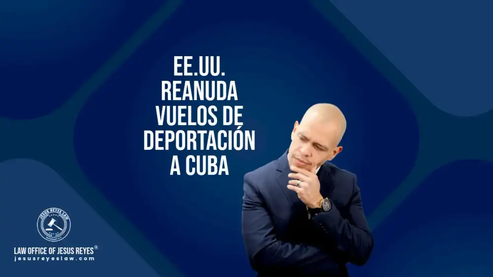 EE.UU. reanuda vuelos de deportación a Cuba