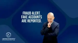 Fraud Alert. Fake accounts are reported.
