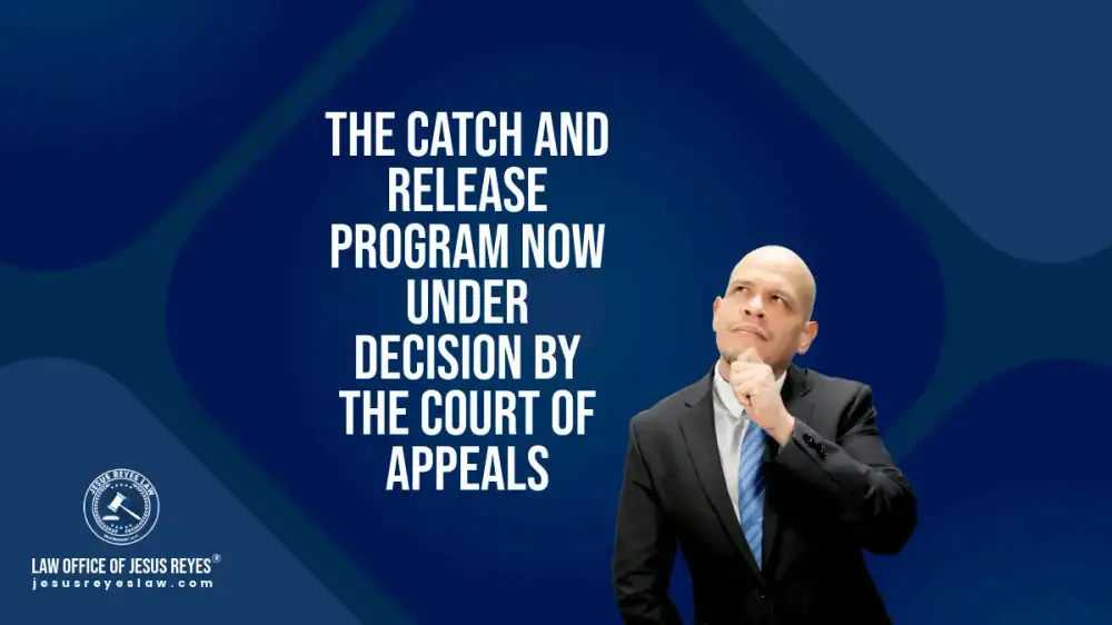 The Catch and Release program now under decision by the Court of Appeals