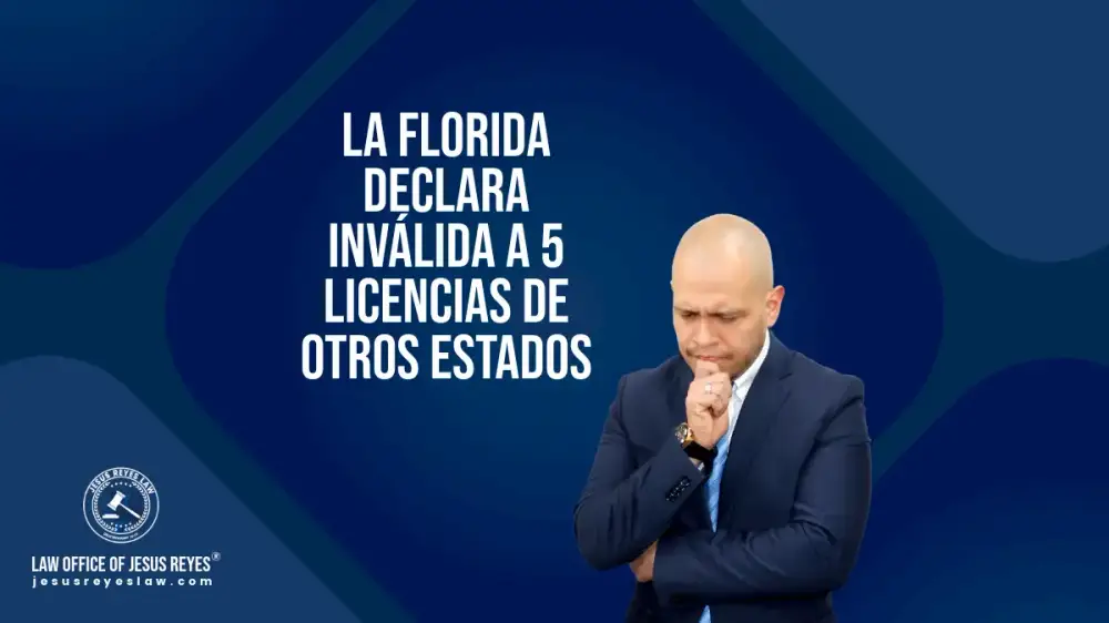La Florida declara inválida a 5 licencias de otros estados