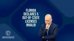 Florida declares 5 out-of-state licenses invalid