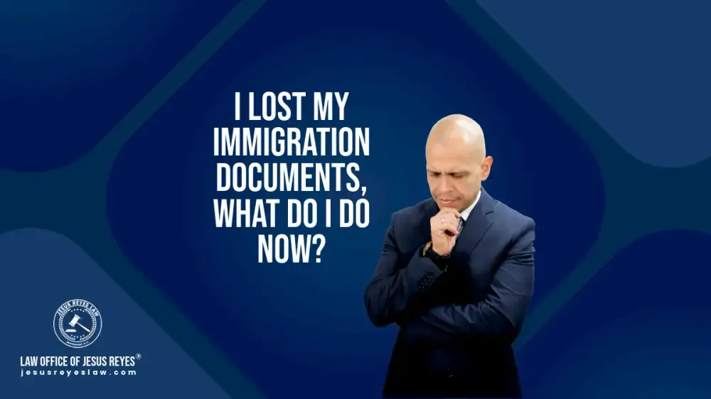 I lost my immigration documents, what do I do now?