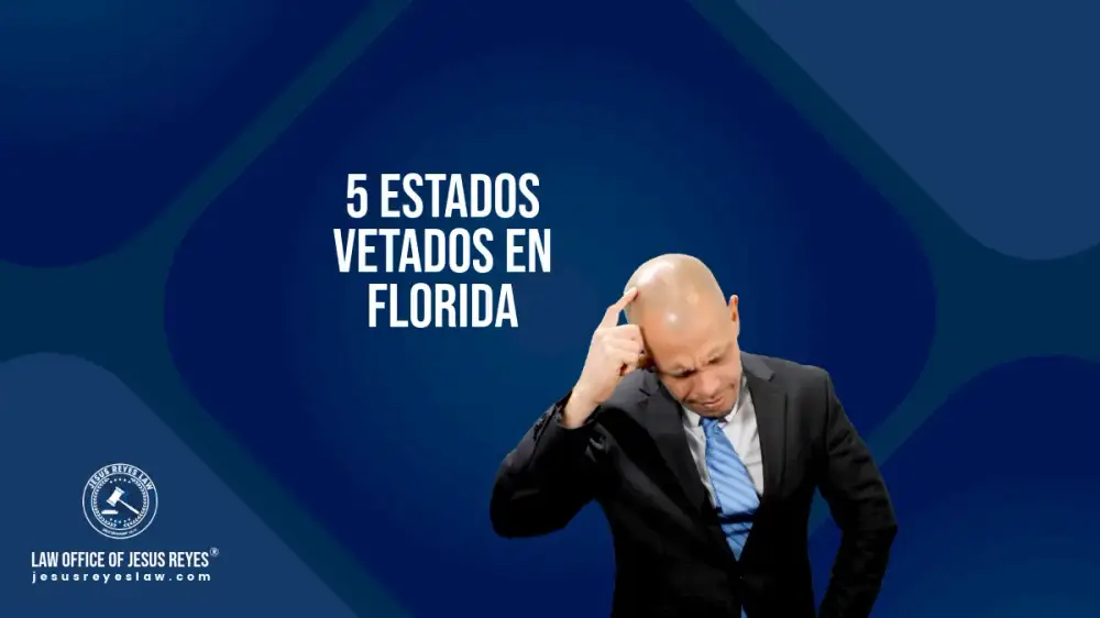 5 Estados vetados en Florida