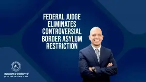 Federal judge eliminates controversial border asylum restrictio