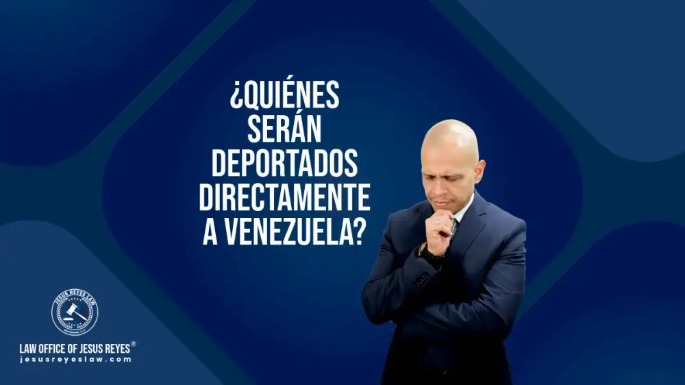 ¿Quiénes serán deportados directamente a Venezuela?