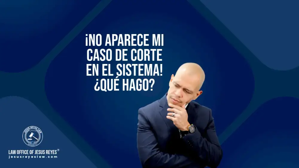 ¡No aparece mi caso de corte en el sistema! ¿Qué hago?
