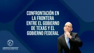 Confrontación en la frontera entre el gobierno de Texas y el gobierno federal