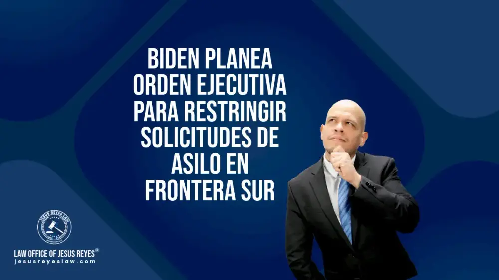 Biden planea orden ejecutiva para restringir solicitudes de asilo en frontera sur