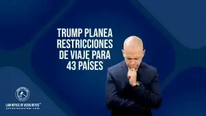 Trump planea restricciones de viaje para 43 países