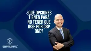 ¿Qué opciones tienen para no tener que irse por CBP One?