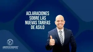 Aclaraciones sobre las nuevas tarifas de asilo
