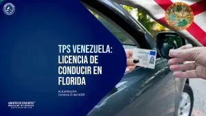 TPS Venezuela: Licencia de conducir en Florida