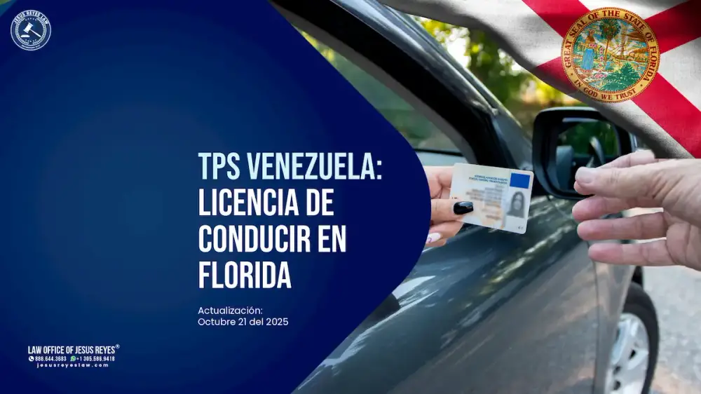 TPS Venezuela: Licencia de conducir en Florida