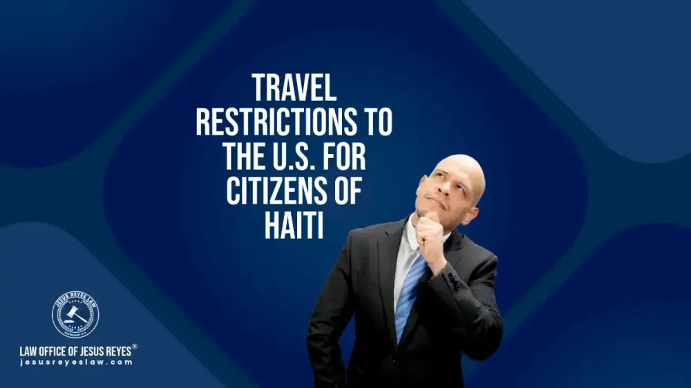 Travel Restrictions to the U.S. for Citizens of Haiti