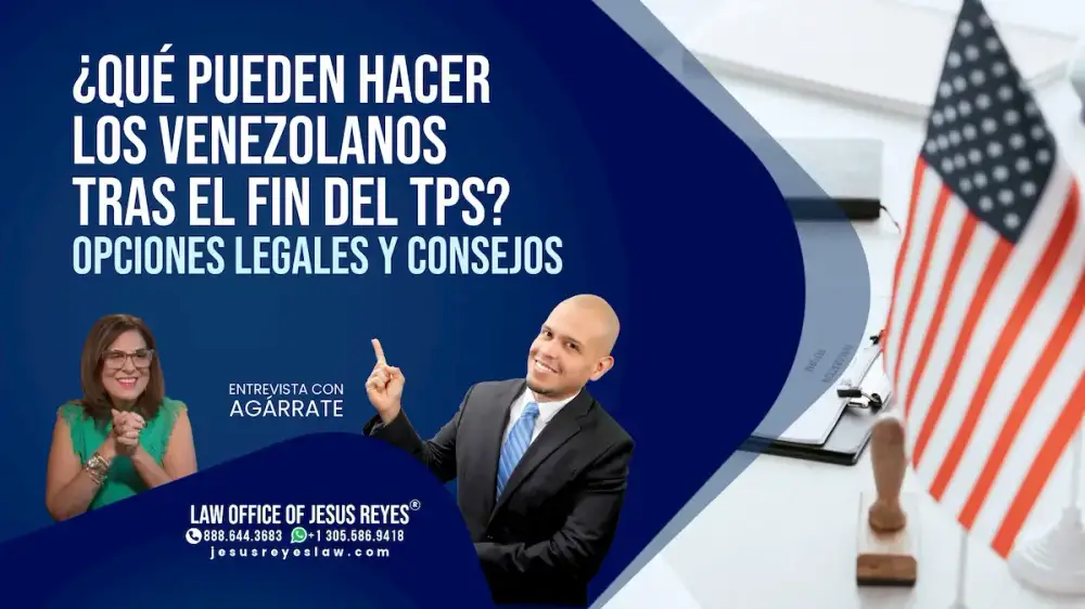 ¿Qué pueden hacer los venezolanos tras el fin del TPS? | Opciones legales y consejos
