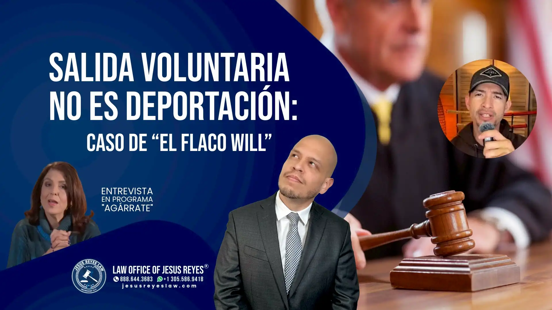 Salida voluntaria no es deportación: Caso de “El Flaco Will”