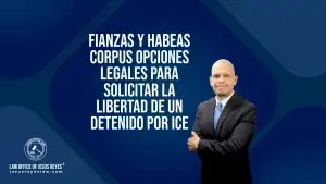 Fianzas y habeas corpus Opciones legales para solicitar la libertad de un detenido por ICE