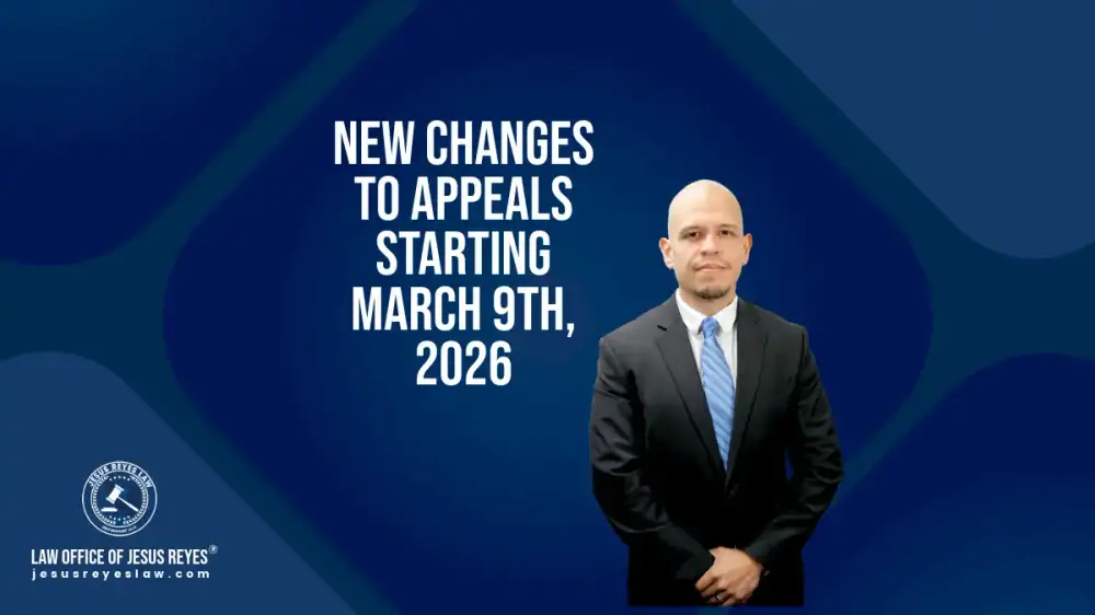 New Changes to Appeals Starting March 9th 2026