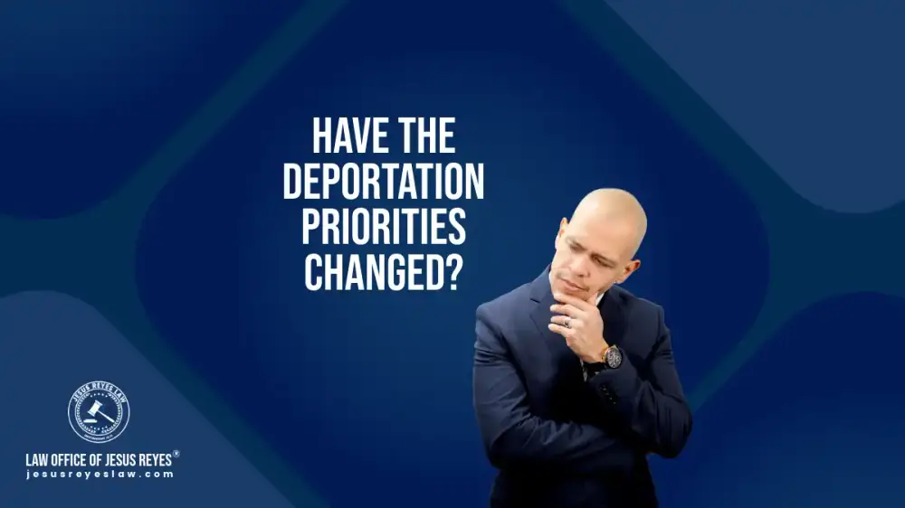 Have the deportation priorities changed?